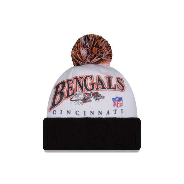 Bonnet tricoté à pompons Cincinnati Bengals Spirit
