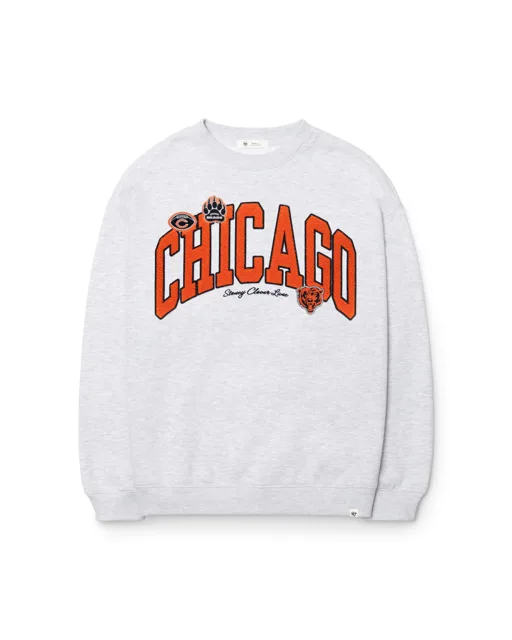 Chicago Bears STONEY CLOVER LANE X '47 ÉQUIPAGE SURDIMENSIONNÉ POUR FEMMES