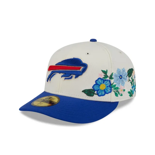 Buffalo Bills Chapeau ajusté 59FIFTY blanc à fleurs tonales