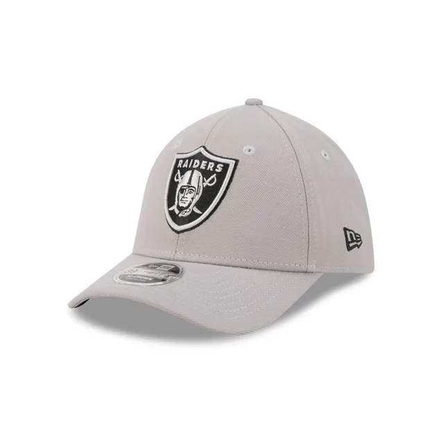 Las Vegas Raiders Chapeau extensible 39THIRTY M-Crown gris poly