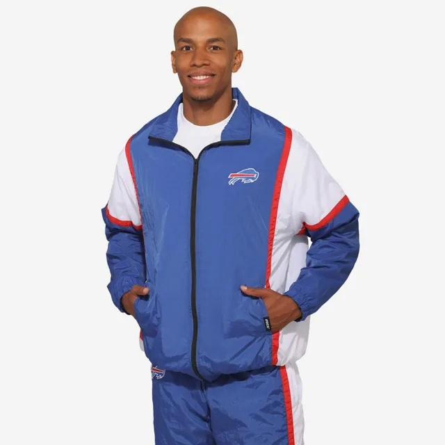 Buffalo Bills Veste Gameday en nylon froissé