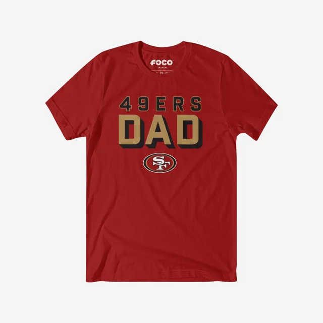 T-shirt papa de l'équipe San Francisco 49ers