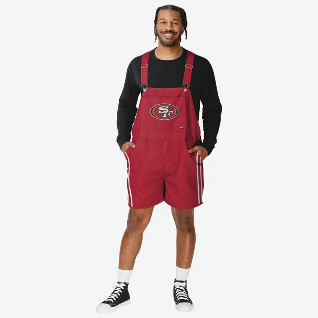 San Francisco 49ers Cuissard à bretelles Team Stripe pour hommes