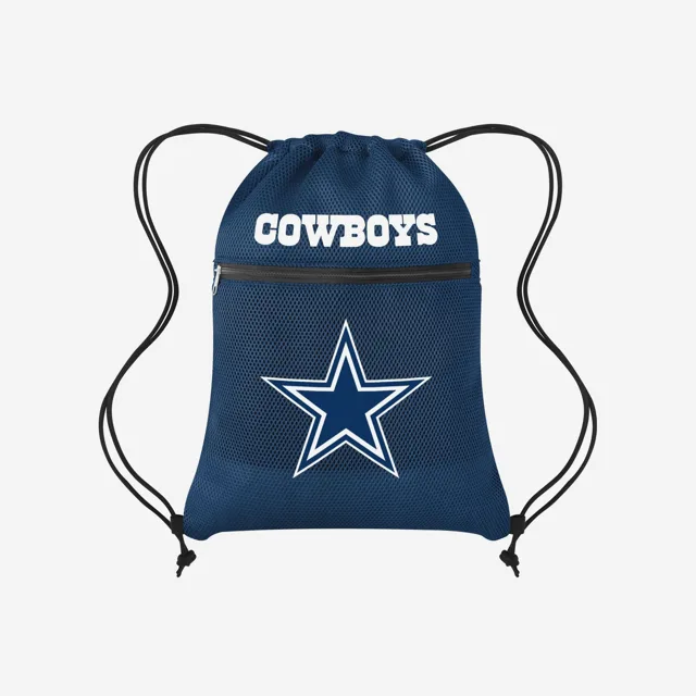 Dallas Cowboys Sac à dos avec cordon de serrage et poche en filet
