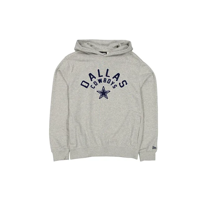 Dallas Cowboys Sport Night Sweat à capuche gris chiné