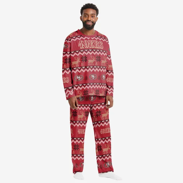 San Francisco 49ers Pyjama de vacances en famille à motif laid pour hommes