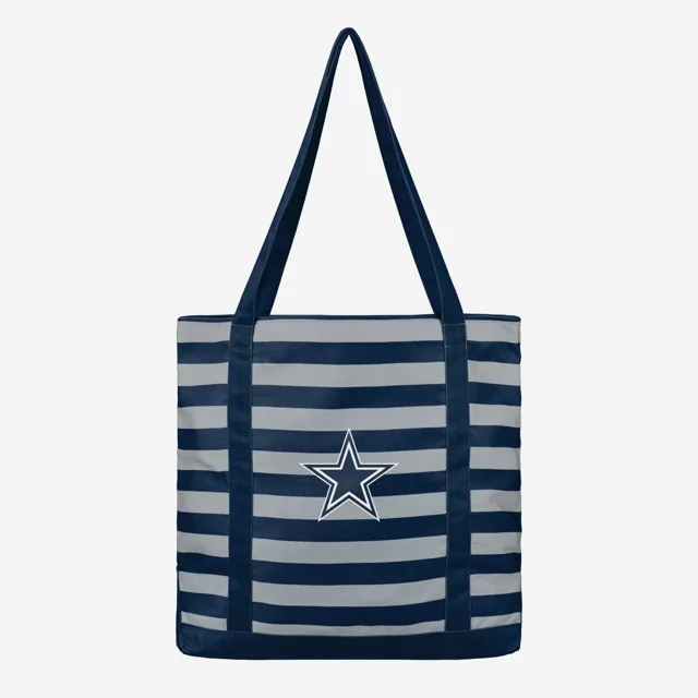 Dallas Cowboys Sac fourre-tout en toile à rayures