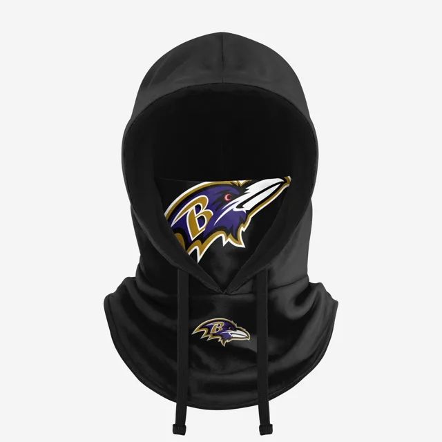 Baltimore Ravens Guêtre à capuche noire avec cordon de serrage