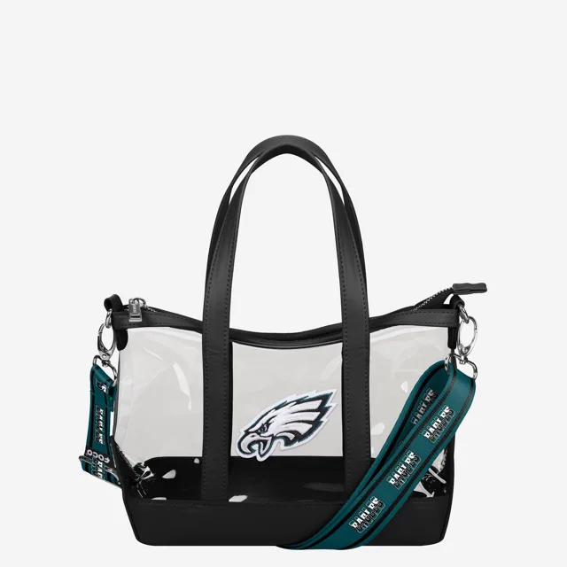Philadelphia Eagles Mini sac fourre-tout transparent à bandoulière