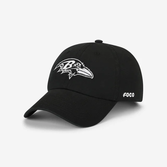Casquette décontractée noire et blanche Baltimore Ravens