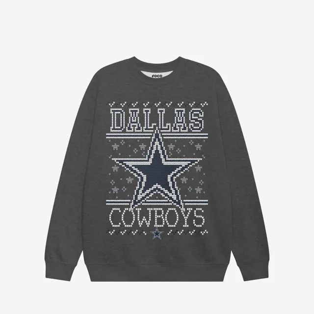 Dallas Cowboys Sweat-shirt à col rond des fêtes