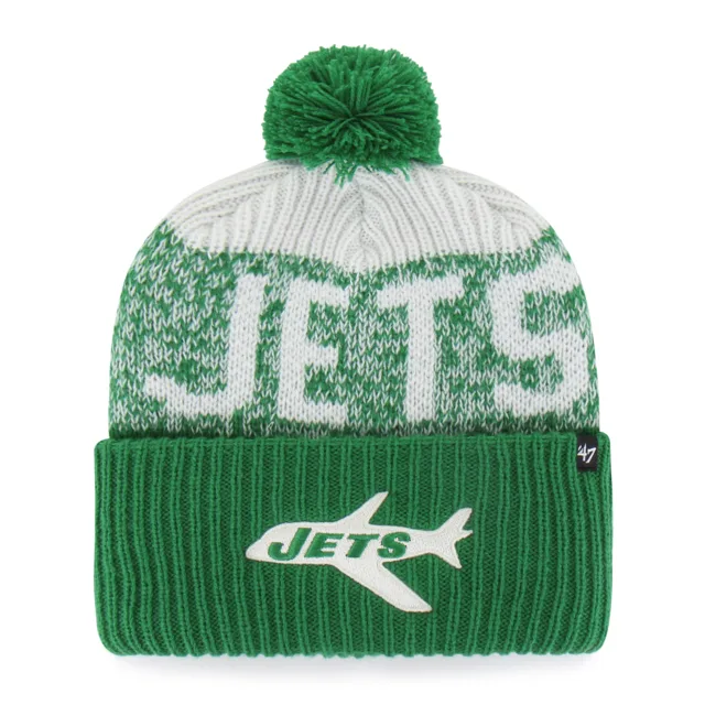New York Jets Tricot à revers historique Bone Chill '47