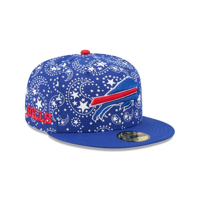 Chapeau ajusté 59FIFTY clouté étoile Buffalo Bills