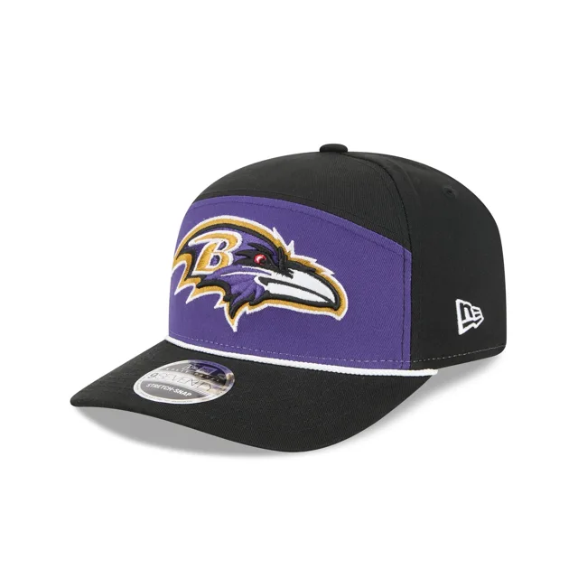 Baltimore Ravens Chapeau extensible à panneau divisé 9SEVENTY