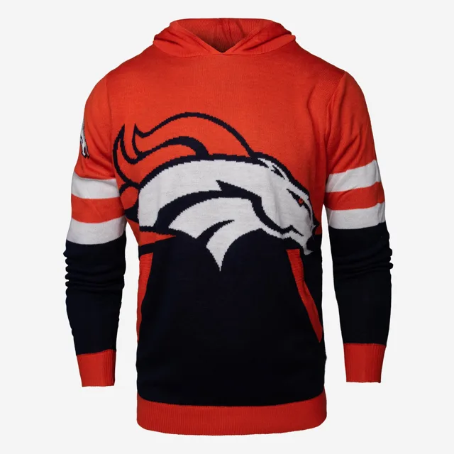 Denver Broncos Pull à capuche avec grand logo