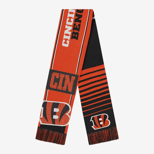 Écharpe thématique réversible Cincinnati Bengals