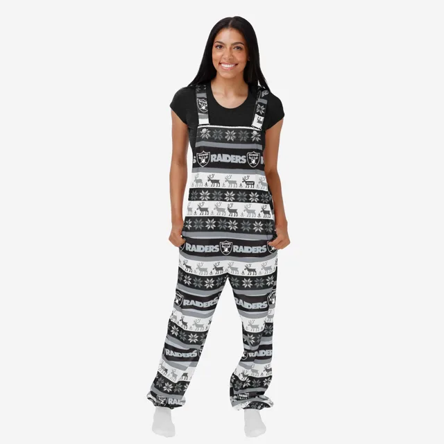 Las Vegas Raiders Salopette à bretelles Ugly Home Gating pour femme