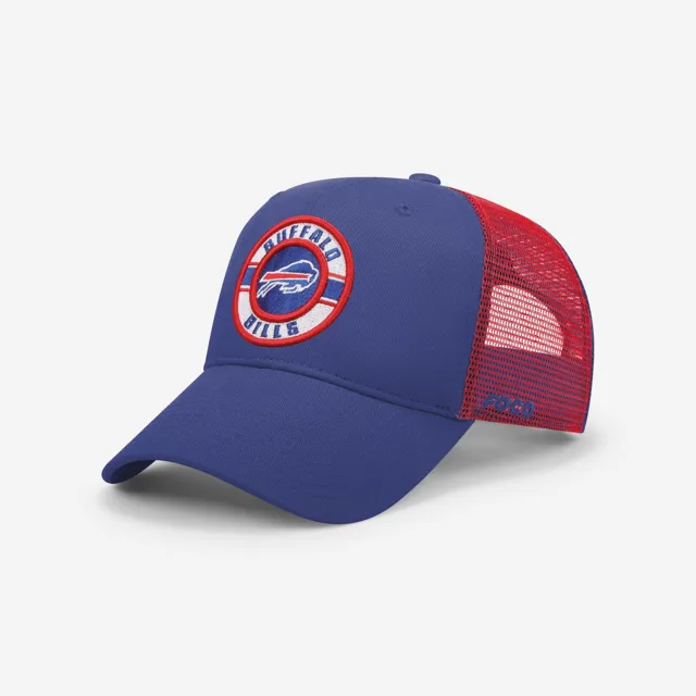 Casquette de camionneur bicolore Buffalo Bills Patch