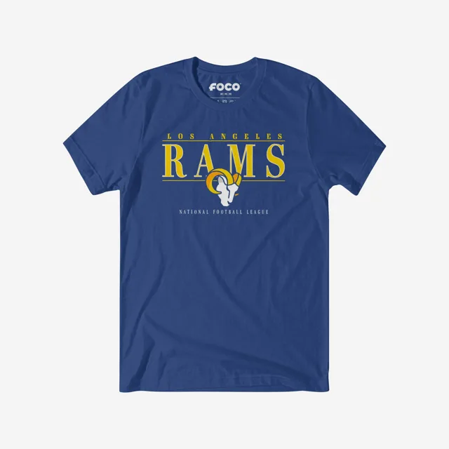 Los Angeles Rams 2020 T-shirt à barre de signature rétro