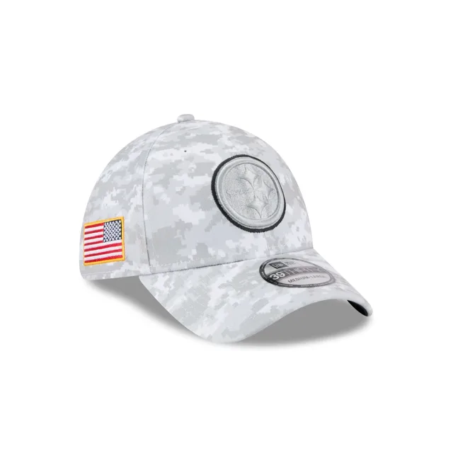 Pittsburgh Steelers 2025 Salut au service Fan Gear 39THIRTY Chapeau extensible