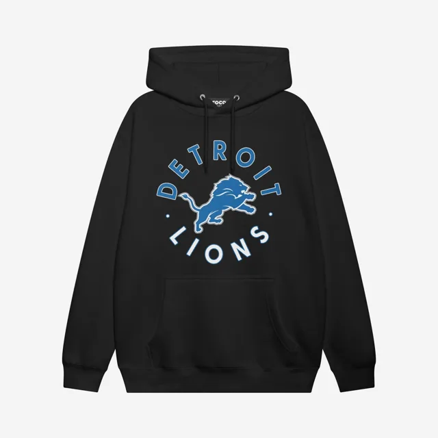 Sweat à capuche cercle Detroit Lions
