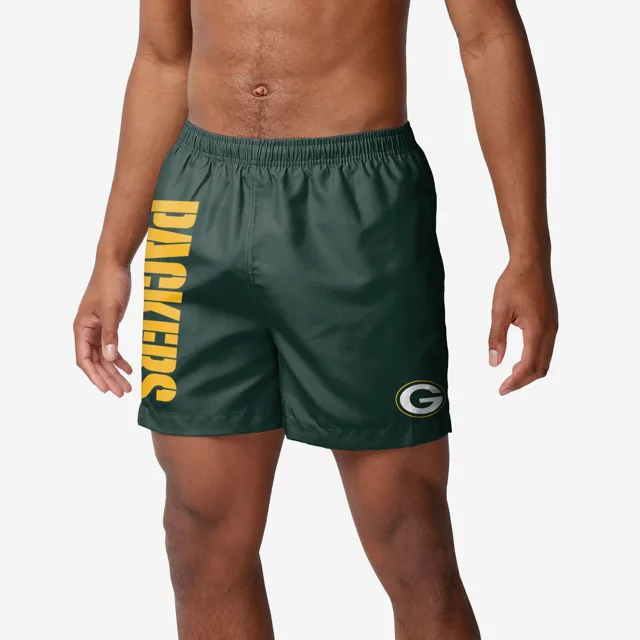 Green Bay Packers Maillot de bain uni Wordmark 5,5"