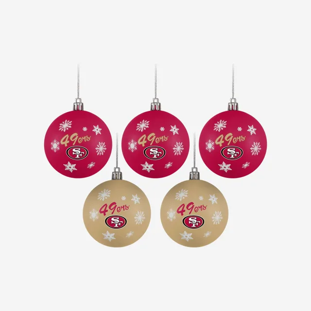 San Francisco 49ers Lot de 5 boules incassables
