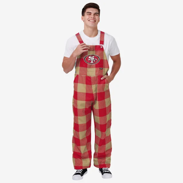 San Francisco 49ers Salopette à carreaux pour hommes
