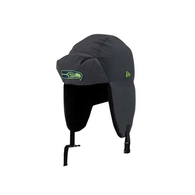 Seattle Seahawks 2026 Sideline Chapeau de trappeur mode par temps froid