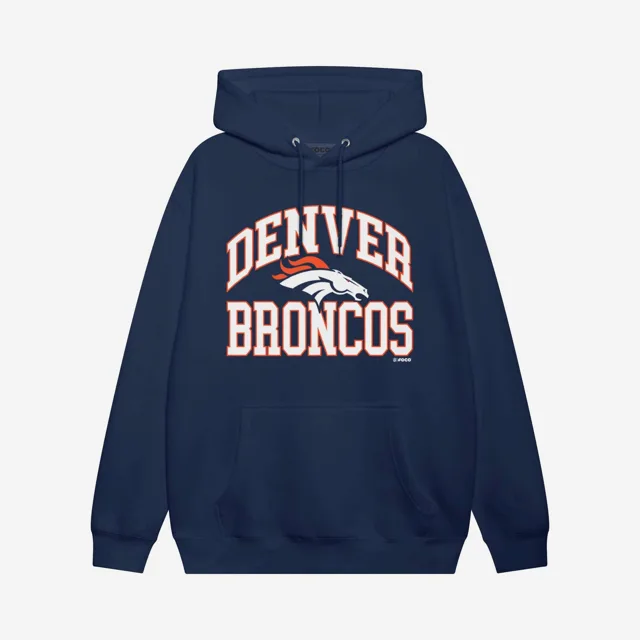 Denver Broncos Sweat à capuche avec mot-symbole arqué