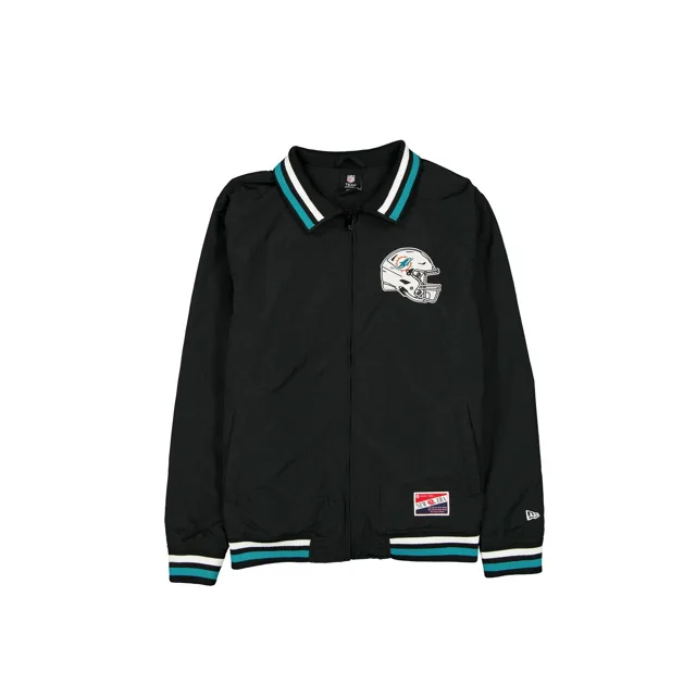 Veste en nylon rétro Miami Dolphins