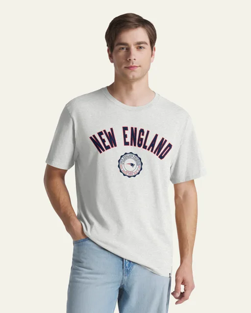New England Patriots CREST BEND '47 T-SHIRT QUOTIDIEN