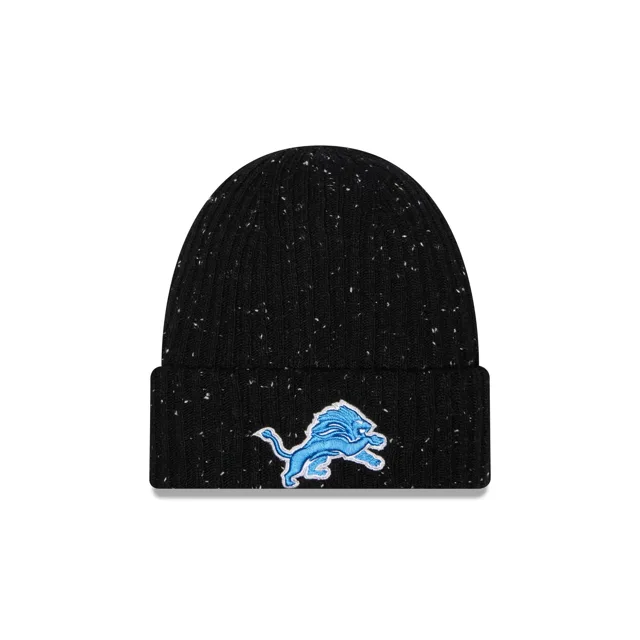 Detroit Lions Bonnet en tricot à revers moucheté