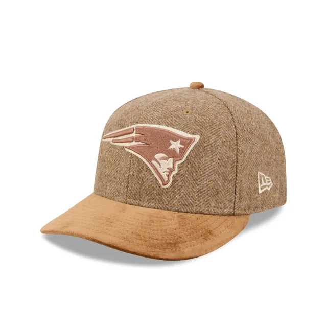 New England Patriots Moon Brisbane Moss Brown Visière 59FIFTY Chapeau ajusté