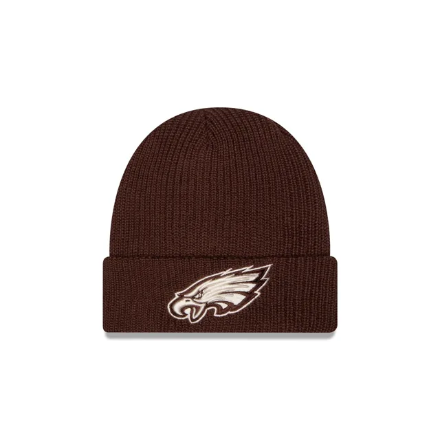 Philadelphia Eagles Bonnet en tricot à revers en noyer