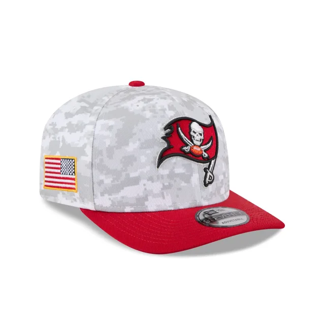 Tampa Bay Buccaneers 2025 Salut au service Fan Gear 9SEVENTY Chapeau extensible à bouton-pression