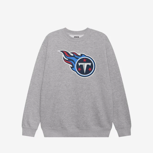 Tennessee Titans 1999 Sweat-shirt à col rond avec logo principal rétro