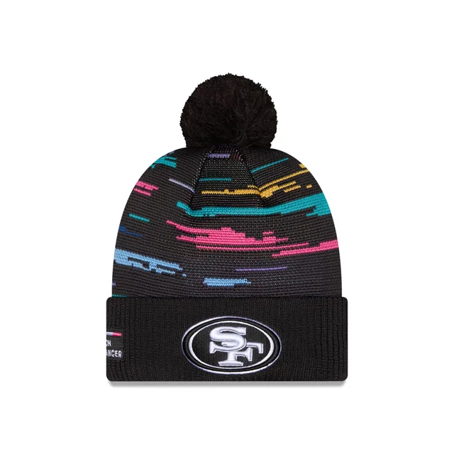 San Francisco 49ers 2026 Bonnet en tricot à pompon Crucial Catch pour enfants