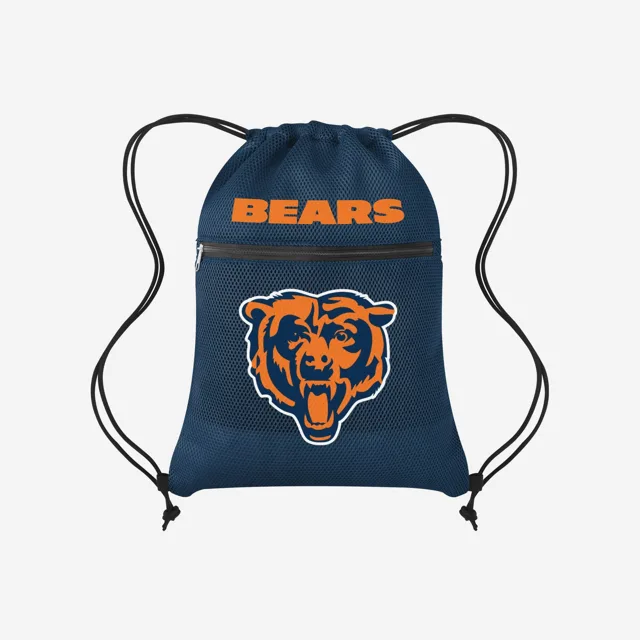 Chicago Bears Sac à dos avec cordon de serrage et poche en filet
