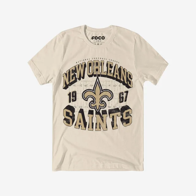 New Orleans Saints T-shirt avec mot-symbole arqué