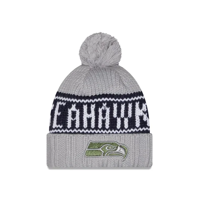Seattle Seahawks 2026 Rivalries Bonnet en tricot à pompon pour femme