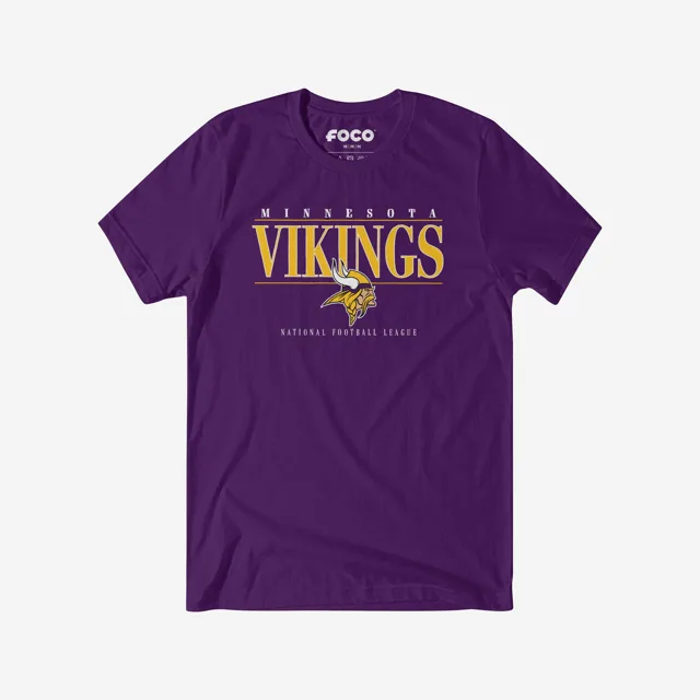 T-shirt à barre signature Minnesota Vikings