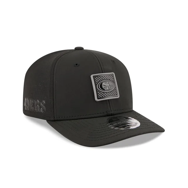 San Francisco 49ers 2026 Training Noir 9SEVENTY Casquette extensible à bouton-pression