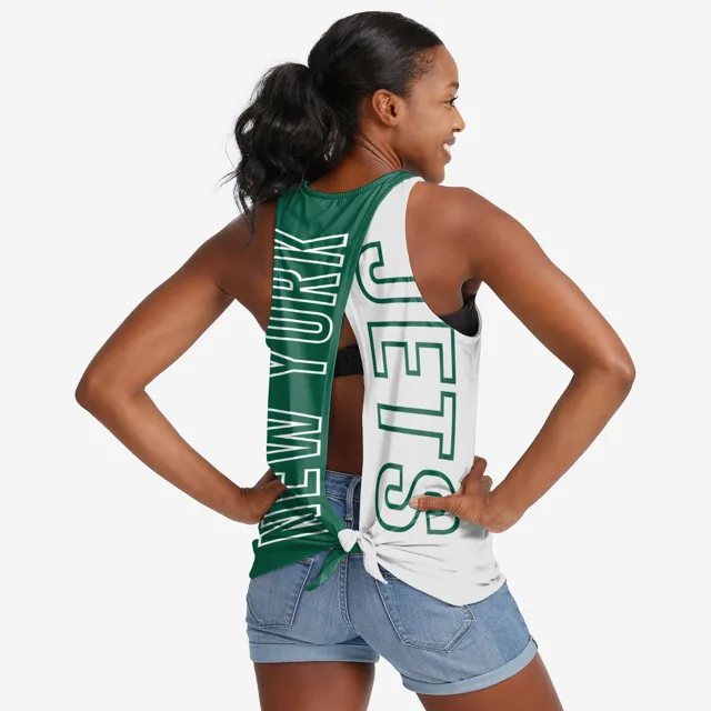 New York Jets Haut sans manches brise-cravate pour femme