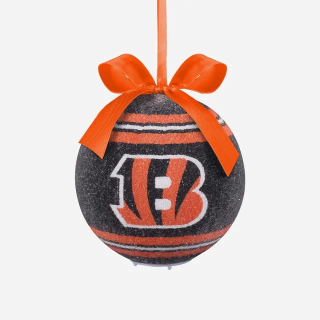 Cincinnati Bengals Ornement boule incassable à LED