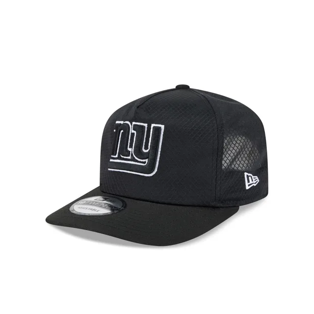 New York Giants Casquette de camionneur en maille noire et blanche 19TWENTY