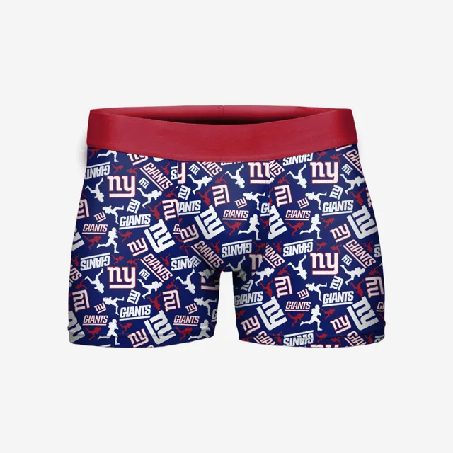 Sous-vêtements à logo répété New York Giants