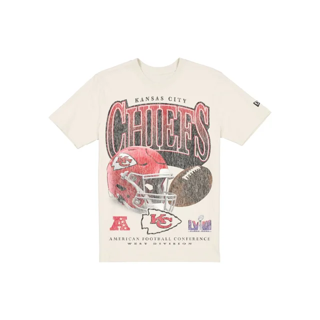Kansas City Chiefs T-shirt chromé à imprimé vieilli Sport Classics