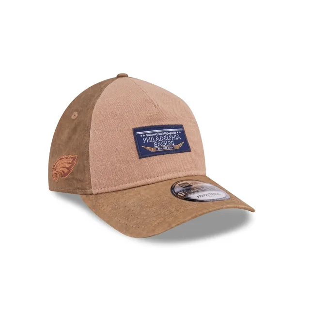 Philadelphia Eagles Chapeau réglable en lin utilitaire 9TWENTY A-Frame