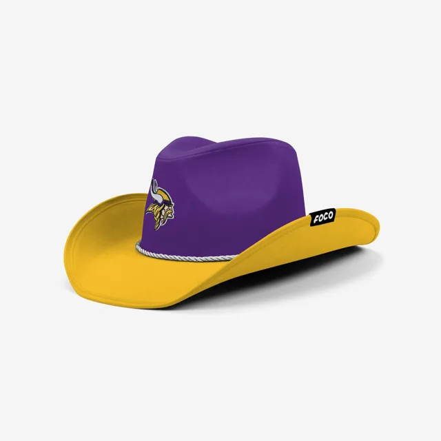Minnesota Vikings Chapeau de cowboy bicolore